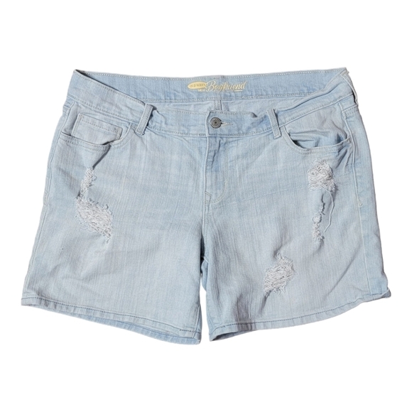 Old Navy | Light Wash Mid Rise Denim Jean Shorts - Picture 1 of 7